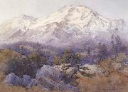 Percy Gray Mt Shasta (mk42) oil on canvas